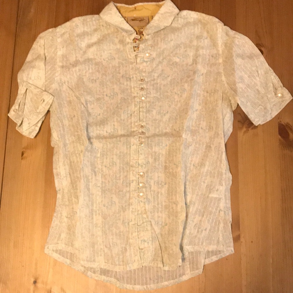 Wrangler pearl button shirt